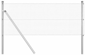 Cerca de arame soldado 0,6x100 m em aço galvanizado