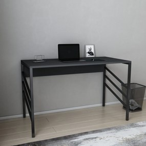 Secretária de Estudo Josephine – Preto Antracite – 120x60x74,8 cm