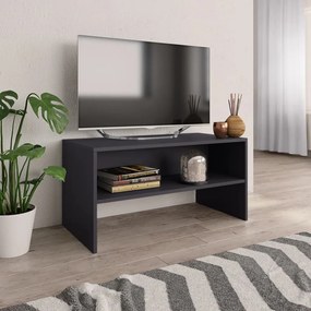 vidaXL Móvel de TV 80x40x40 cm contraplacado cinzento