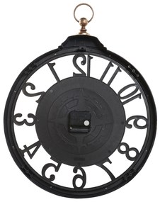Relógio de parede castanho ø 52 cm ALCOBA Beliani