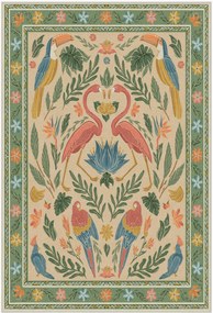 Tapete lavável de pelo curto Birds of a Feather da Iris Apfel