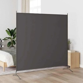 vidaXL Divisória de quarto com 1 painel 175x180 cm antracite