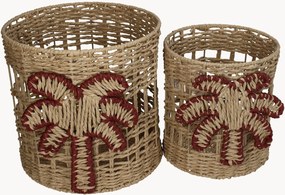 Cestos de arrumação Palm Tree, conjunto de 2