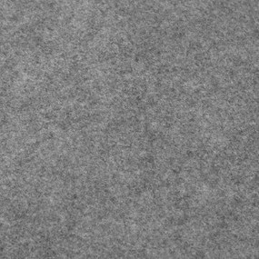 Pano para chão de piscinas 420x220 cm poliéster geotêxtil cinza