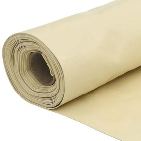 Tela de privacidade para varanda 700x120 cm PVC creme