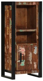 vidaXL Armário de casa de banho 40x30x90 cm madeira recuperada maciça
