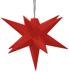 Luzes de Natal 10 LEDs 10 cm vermelho