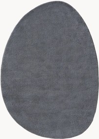 Tapete lavável de pelo curto com forma orgânica Nola