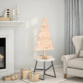 vidaXL Árvore de Natal decorativa 100 cm madeira de pinho maciça