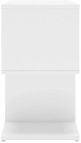 Mesa de cabeceira 50x30x51,5 cm derivados de madeira branco