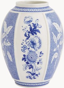 Jarra em porcelana Blue Italian British Flowers, Alt 26 cm