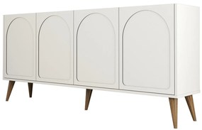 Console Lyon – Cream Walnut – 180 cm x 81 cm x 35 cm