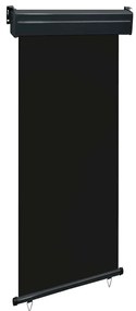 Toldo lateral para varanda 80x250 cm preto