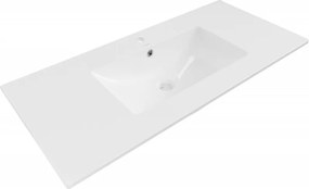 Mexen Atena lavatório embutido em bancada 101 x 46 cm, branco - 25011000