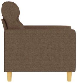 Poltrona 60 cm tecido castanho