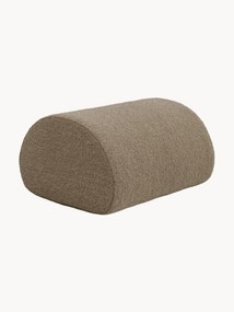 Pufe de jardim em bouclé Rouli