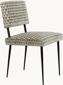 Cadeira de jantar estofada em veludo M-Chair
