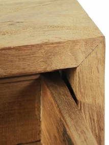 Mesa de cabeceira 40x30x50 cm teca maciça