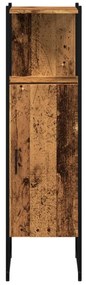 Armário casa banho 33x33x120,5 cm deriv. madeira madeira velha