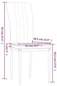 Cadeiras de jantar 2 pcs veludo rosa