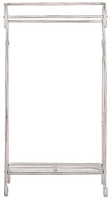 Toalheiro vertical branco 49 x 91 cm LINARES Beliani