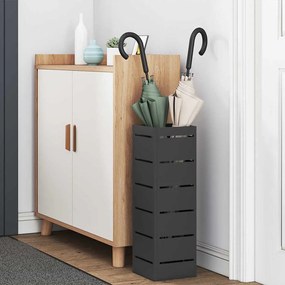 Suporte para Guarda-chuva Preto Metal Médio Armazenamento