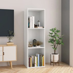 Estante/móvel de TV 36x30x114 cm derivados de madeira branco