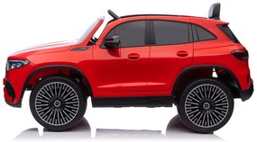 Carro elétrico para Crianças Mercedes Benz EQA 250 12V 4x4 Rodas Espuma EVA, Assento couro ecológico Vermelho