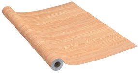 Autocolante para porta 2 pcs 210x90 cm PVC cor castanho ácer