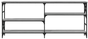 Mesa consola 180x29x76,5 cm derivados madeira cinzento sonoma