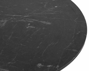 Conjunto de Mesas de Apoio Siyah Mermer – Cinza e Preto – 38x38x45/50/