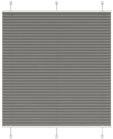 Antracite Plissada Cega 115x150 cm Largura Tecido 114,4 cm
