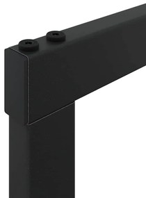 Suporte para lenha 55x30x116 cm aço preto