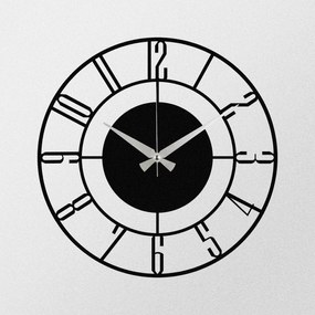 Relógio de Parede Decorativo Enzoclock – Preto – 48 x 48 cm
