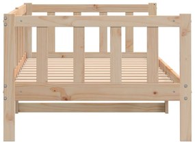 Sofá-cama pinho maciço 90x200 cm