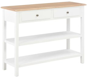 Aparador 110x35x80 cm MDF branco