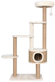 Árvore para gatos c/ postes e almofadão 148 cm erva marinha