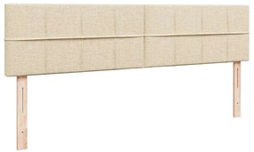 Estrutura de cama otomana com creme de colchão 180x200cm tecido
