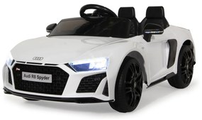 Carro elétrico infantil 12V Audi R8 Spyder V10 performance quattro branco