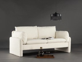 Sofá Dallas 4425, Branco, 184x88x88cm, 42.7 kg, Tecido, Pernas: Madeira