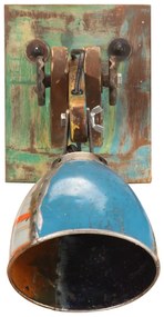 Candeeiro de parede redondo estilo industrial E27 multicor