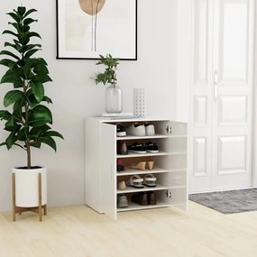 808924 vidaXL Armário para sapatos 60x35x70 cm contraplacado branco brilhante