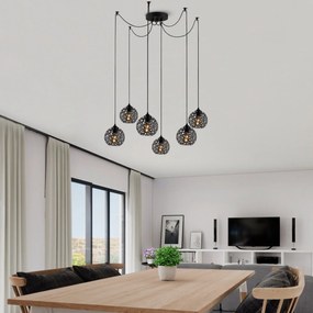 Candeeiro de Teto Fellini – Preto – 137 x 137 cm