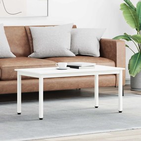 vidaXL Mesa de centro Branco 100 x 50 x 45 cm