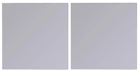 Ladrilhos espelhados sem moldura 16 pcs 20,5 cm