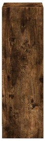 Estante 40x24x76 cm derivados de madeira carvalho fumado