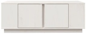 Mesa de centro 110x50x40 cm pinho maciço branco