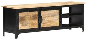 Móvel de TV 120x30x40 cm madeira de mangueira maciça