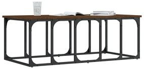 Mesa de centro 100x50x35,5 cm deriv. madeira carvalho castanho