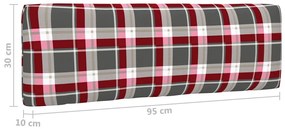 Sofá de paletes 2 lugares com almofadões pinho impregnado